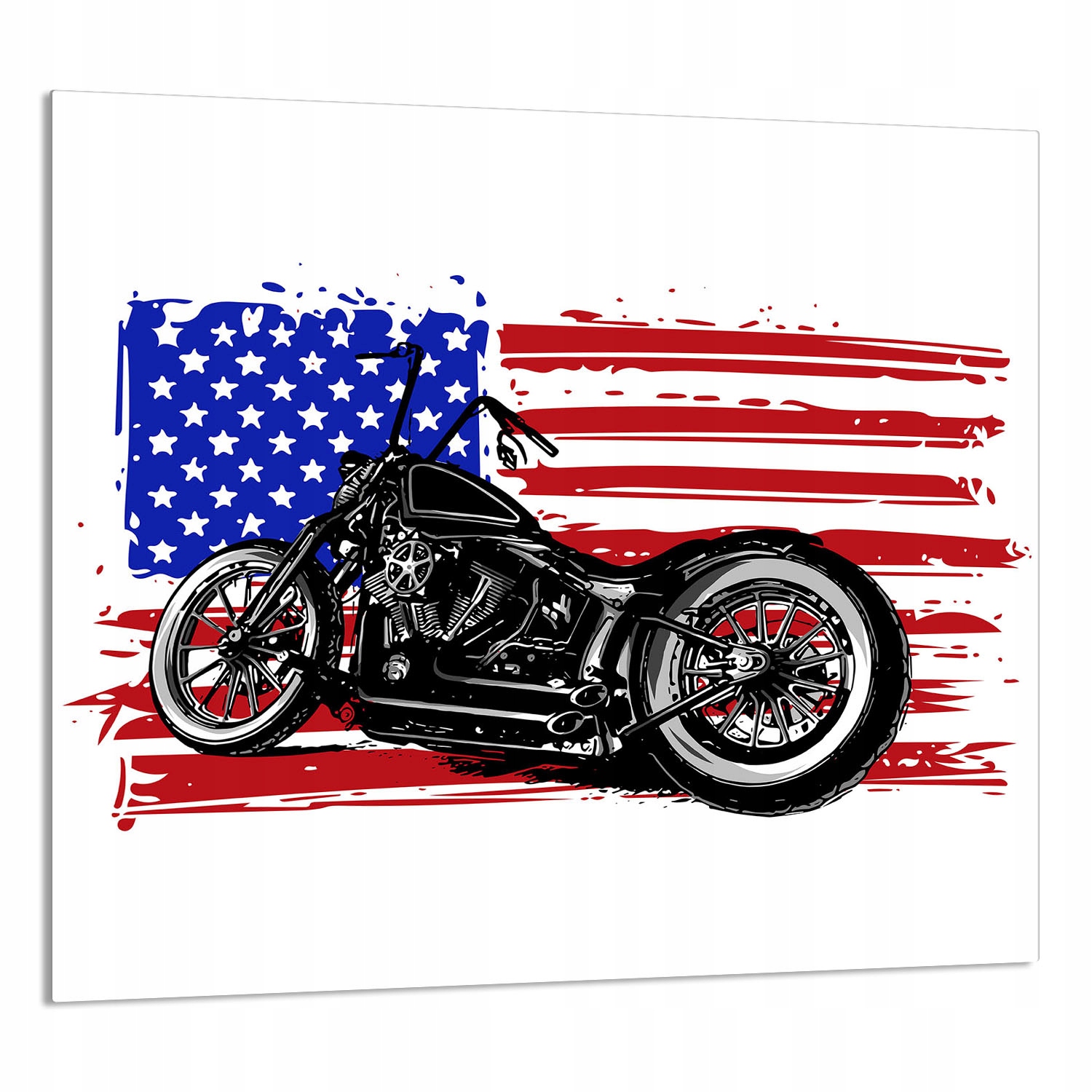 Skleněný Panel Do Kuchyně 65x60 Motocykl Tvrzené Sklo