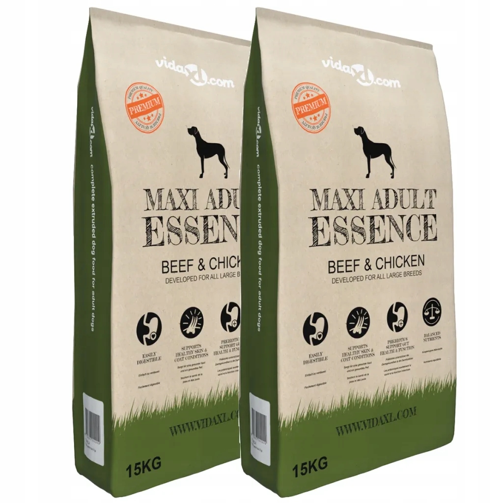 Levně Granule pro psy Maxi Adult Essence Beef & Chicken, 2 ks, 30 kg 275193