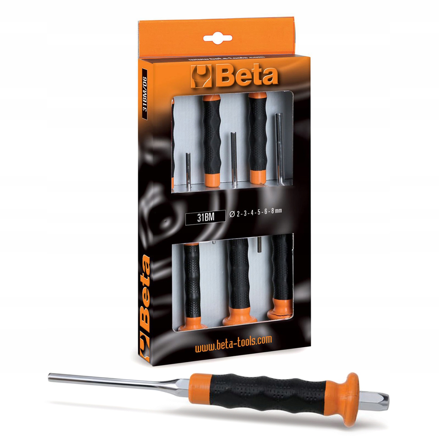 КОМПЛЕКТ ЦИЛИНДРИЧЕСКИХ ПЕРФОРАТОРОВ BETA 31BM 2-8 ММ