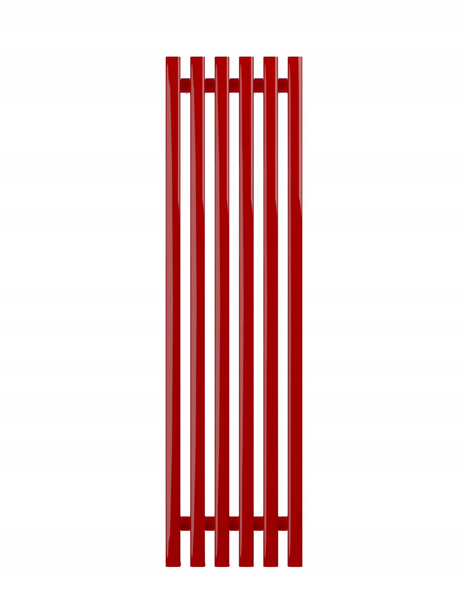 Vertikálny dekoratívny radiátor 120/45 Červený
