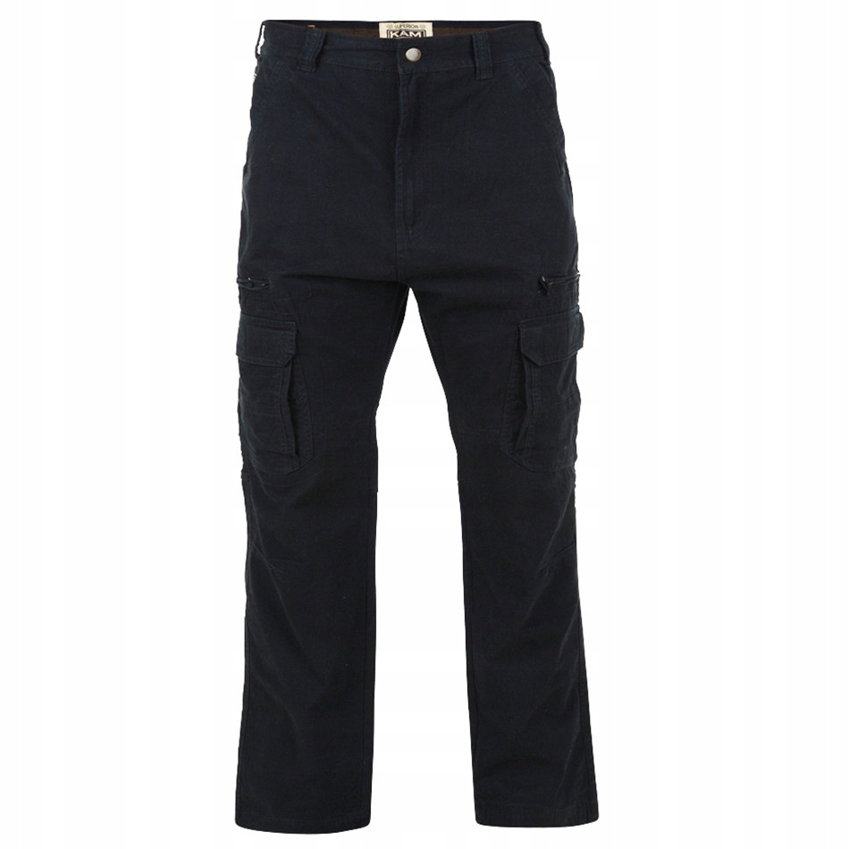 Kam kalhoty pánské Kbs 118 L:32 kapsáče nadměrná velikost černá 54