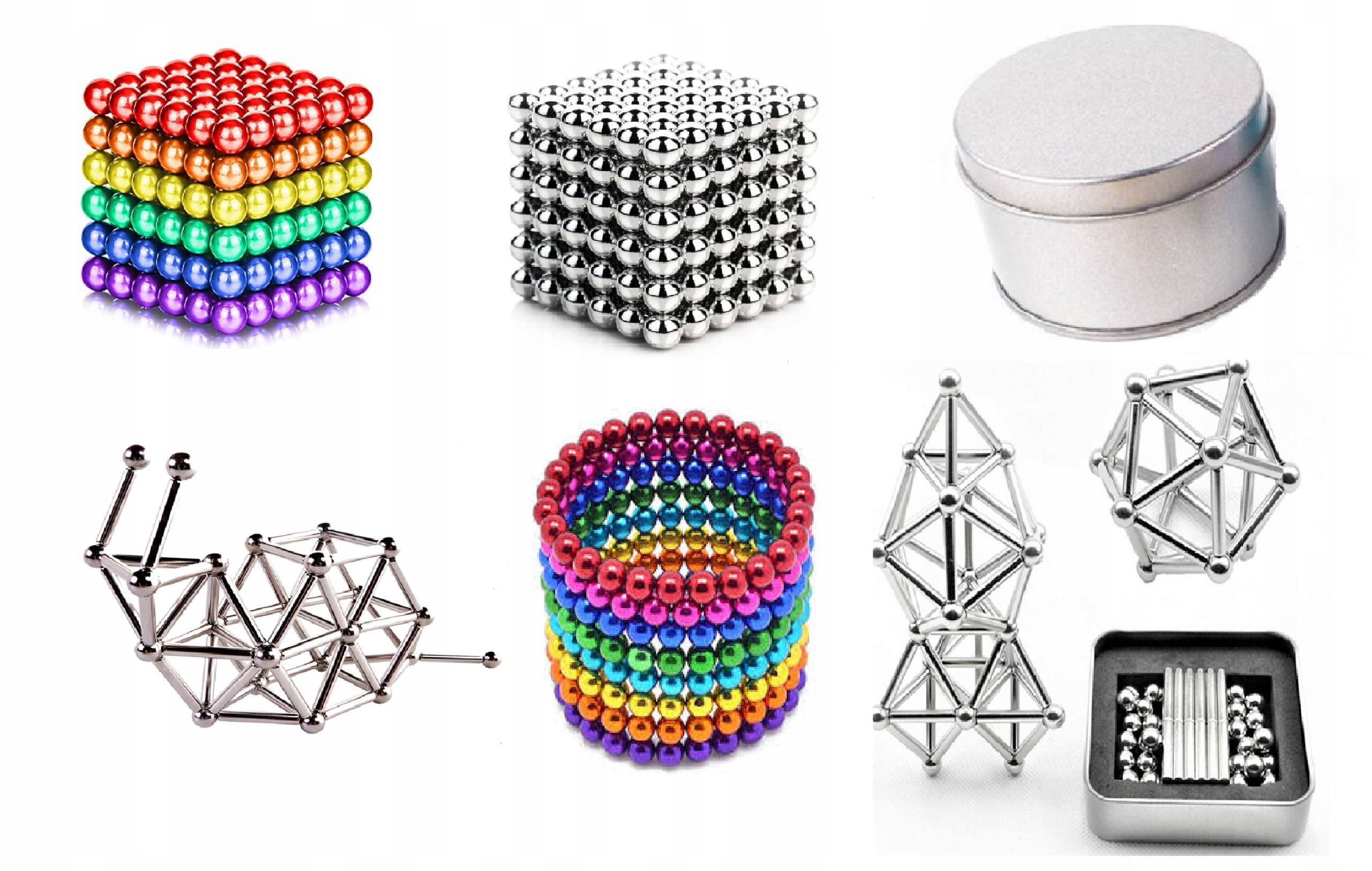 ШАРИКИ КУПИТЬ NEOCUBE МАГНИТНЫЙ НАБОР XXL 495szt