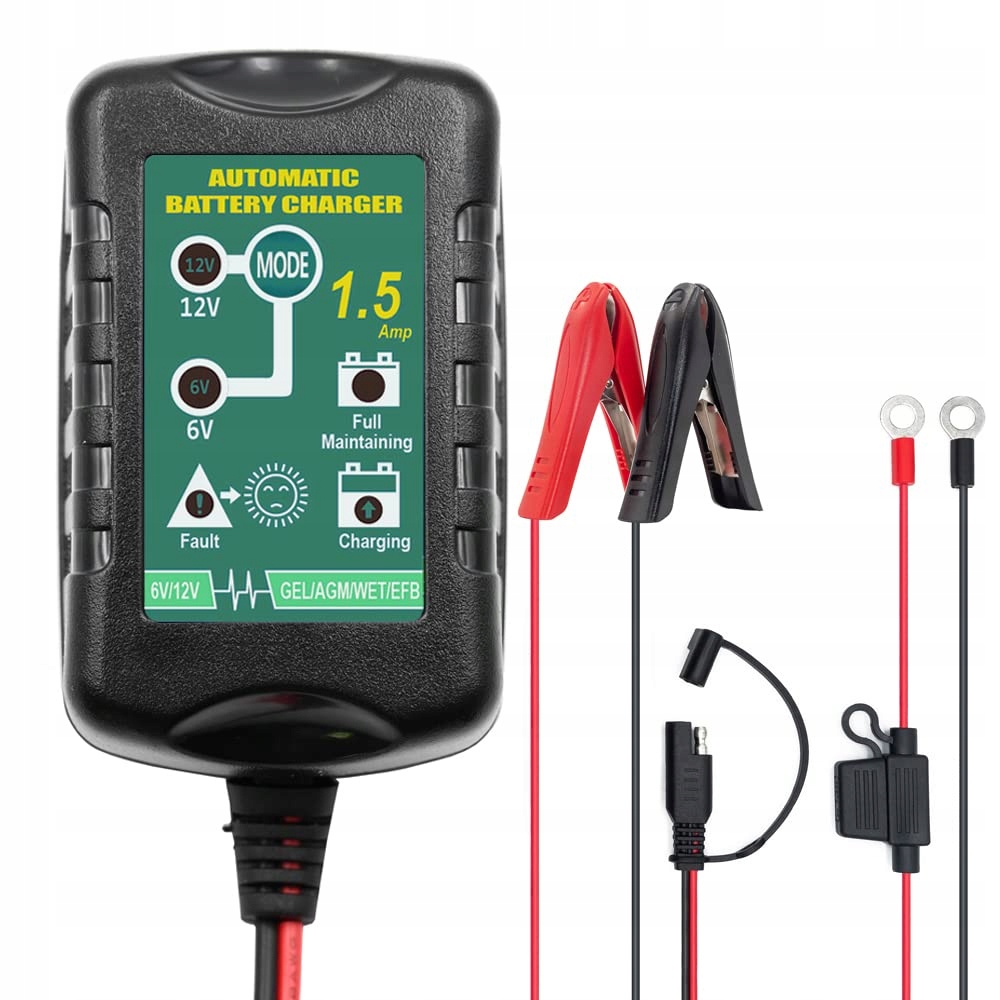 igive 6V 12V 1.5A ładowarka automatyczny