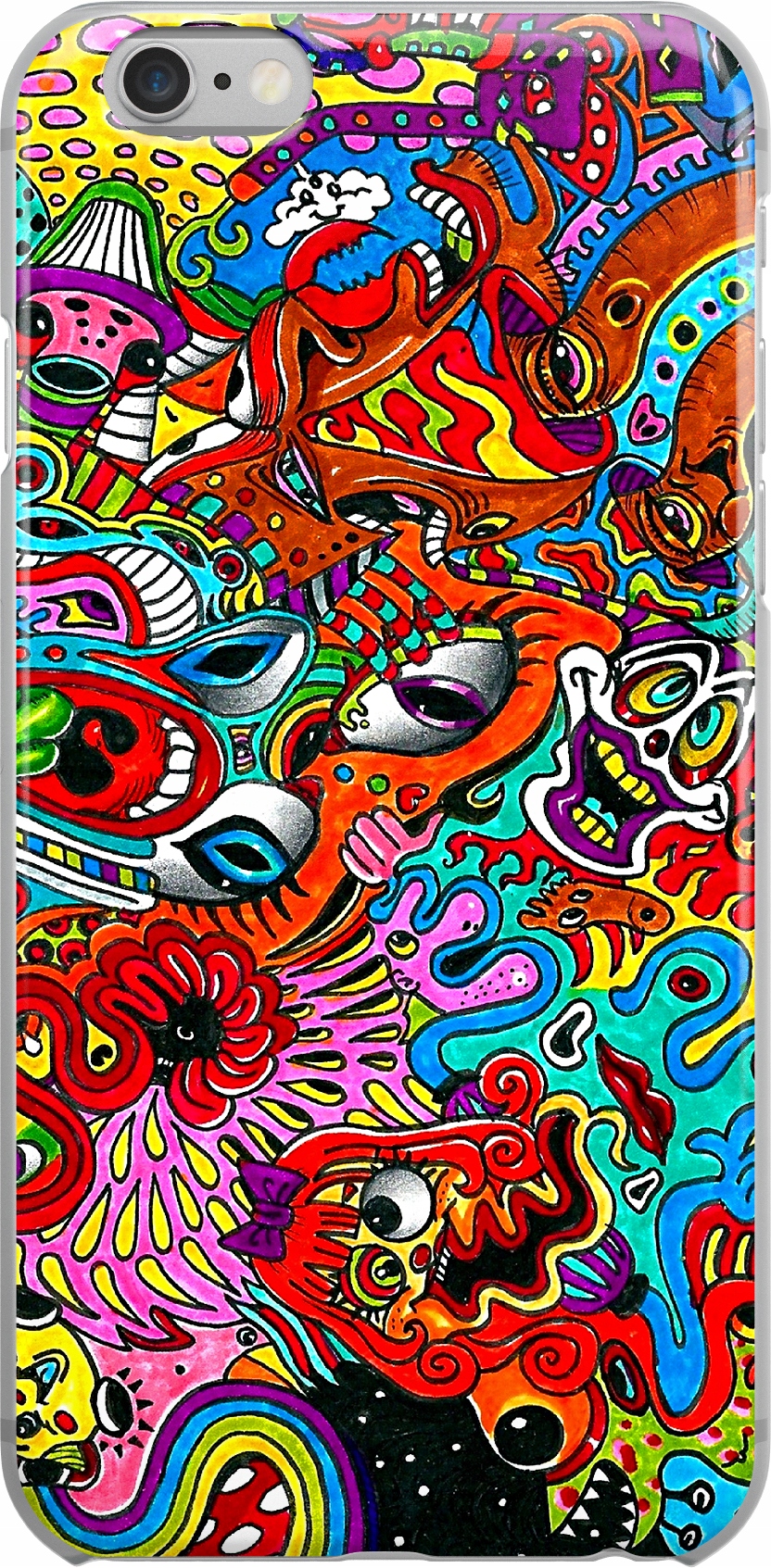 

Etui T4U wzór Kolorowe Huawei Nova 5