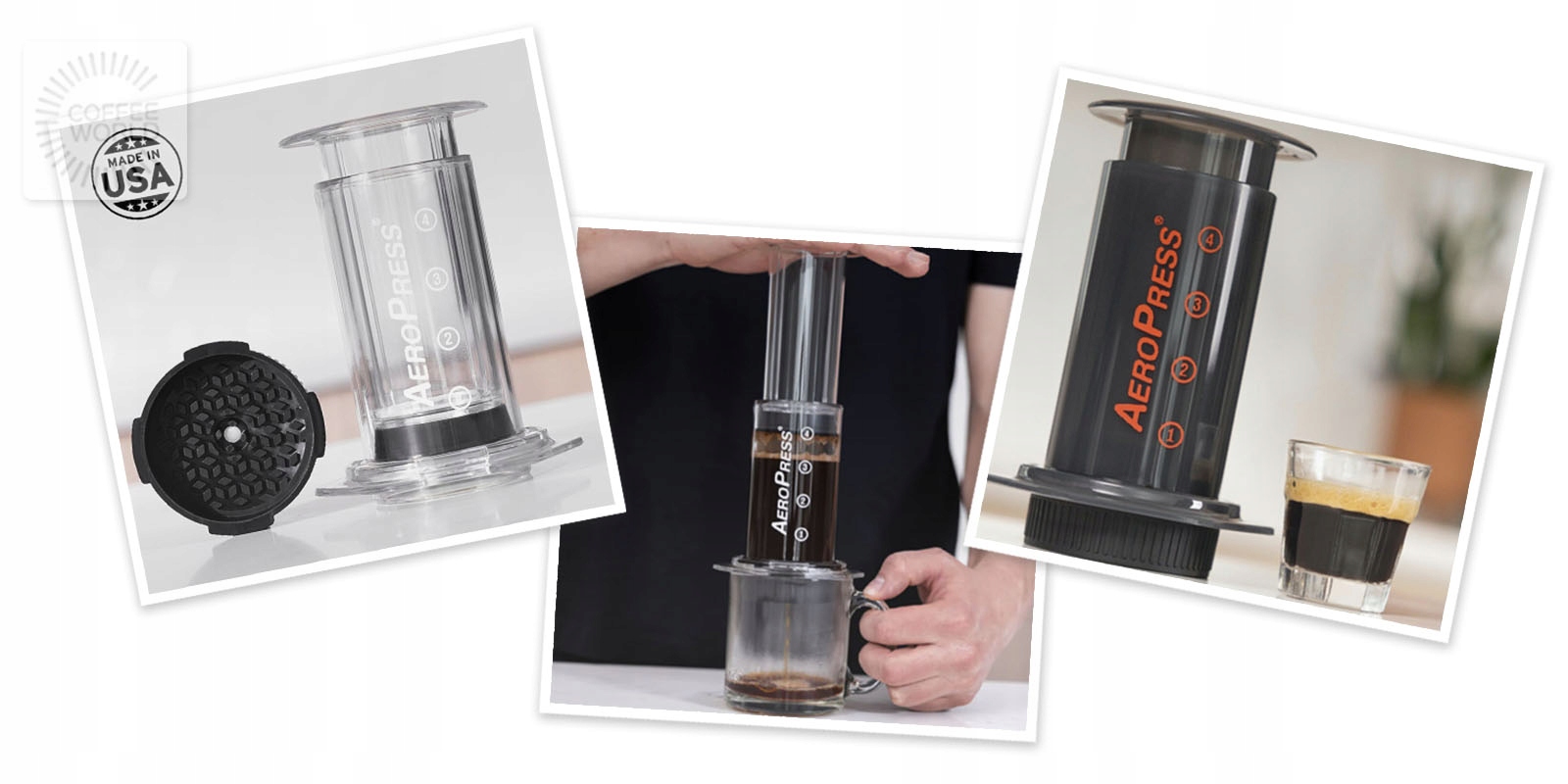 AEROPRESS nakładka FLOW CONTROL FILTER CUP Materiał tworzywo sztuczne