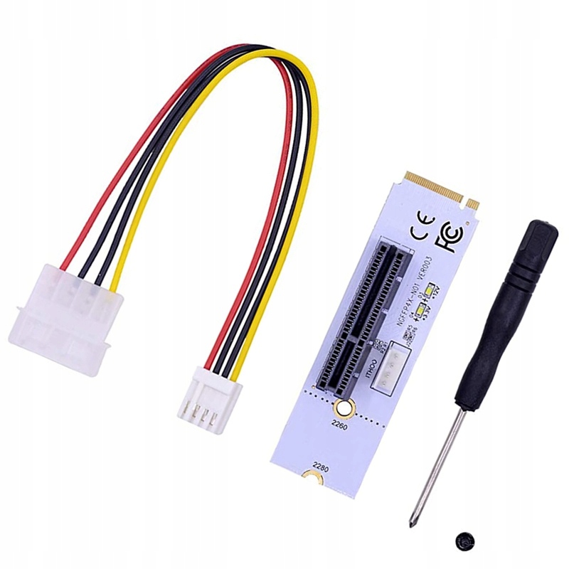 

Adapter Przejściówka M.2 do PCIe 4X Riser Koparka