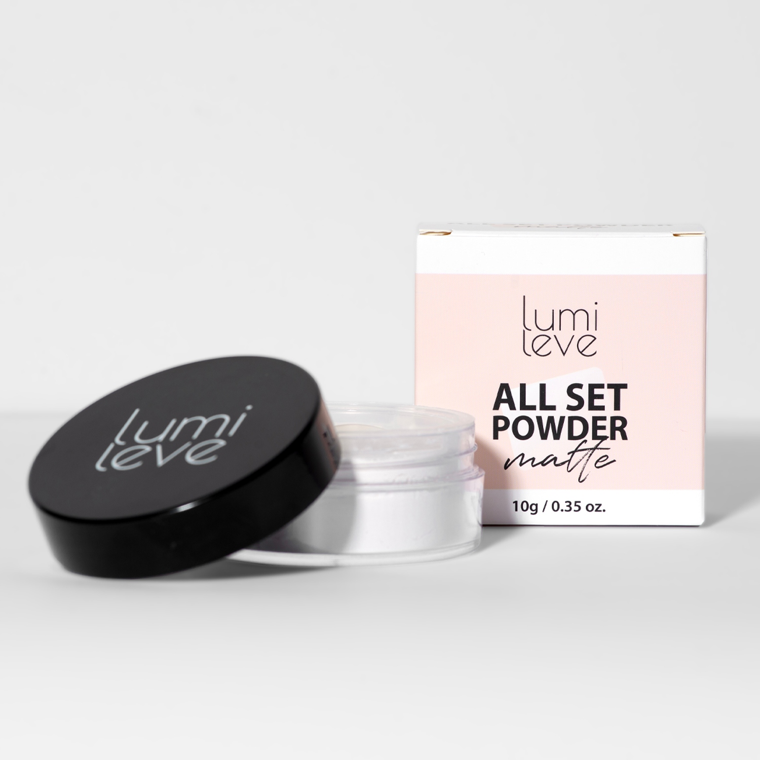 Sypki puder do twarzy matujący All Set Matte 10g Lumileve Naturalny EAN (GTIN) 5903849451574