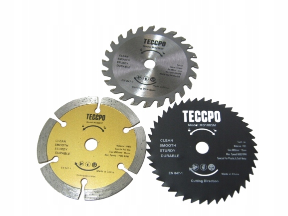 Teccpo Kotouče 3 Ks MS3085F MS2085F MS1085M 122218