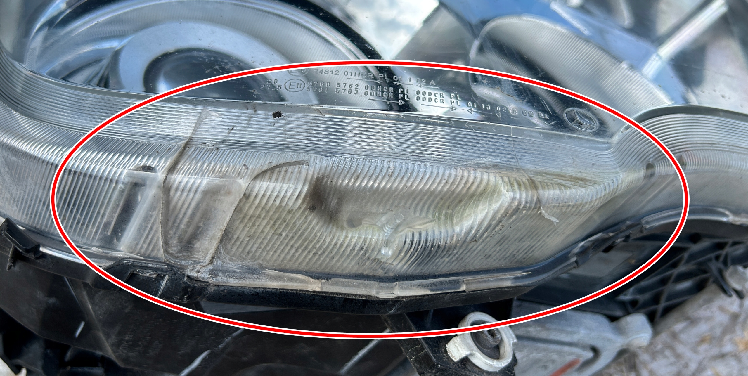 light left front front XENON MERCEDES AROCS ANTOS A9608202739