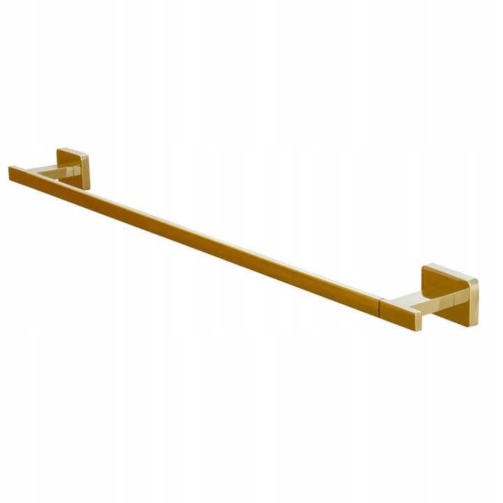 AKCESORIA ŁAZIENKOWE UCHWYT RĘCZNIK RELING ZŁOTY