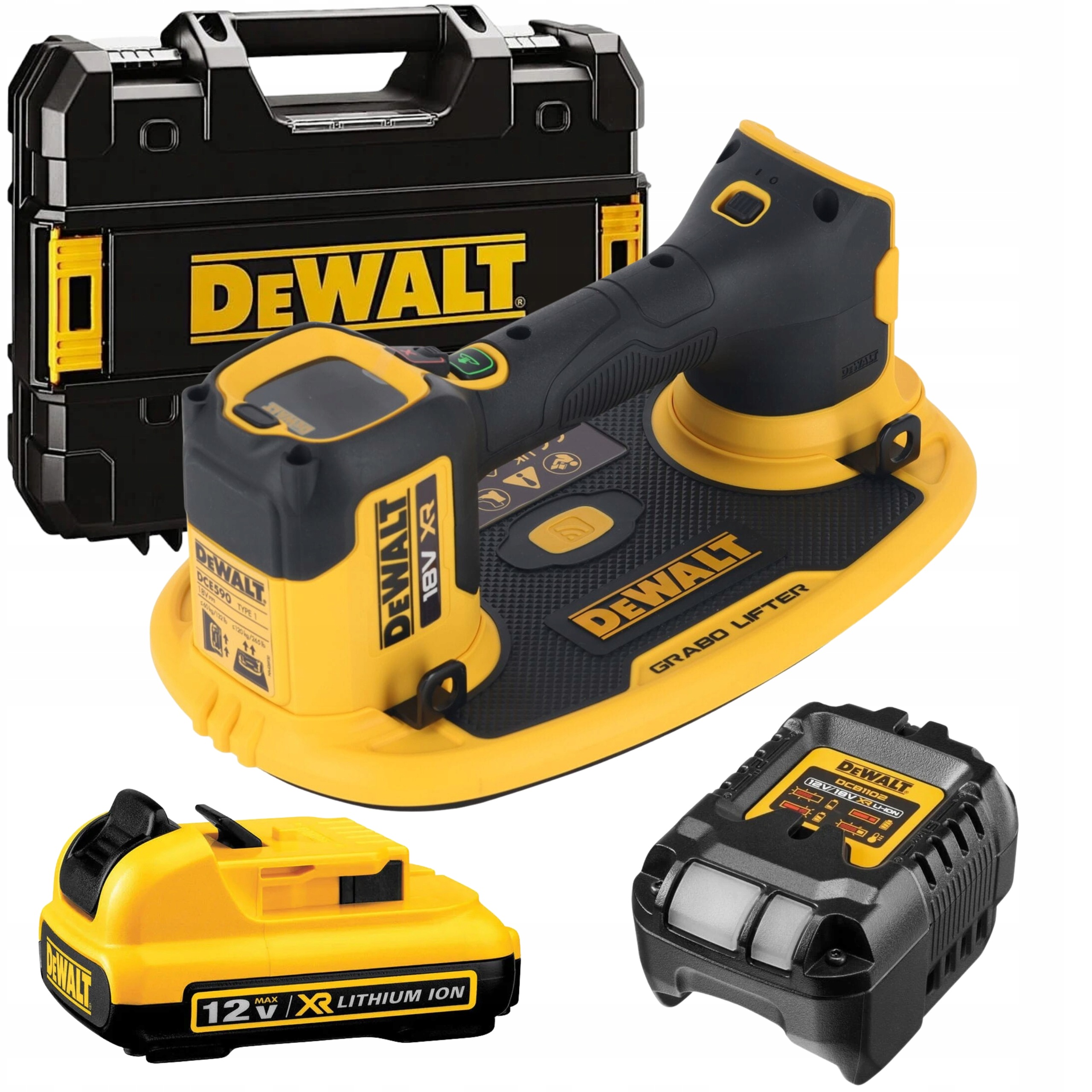 Vakuový Zvedák Přísavka Na Dlaždice Dewalt Grabo Lifter DCE590D1T