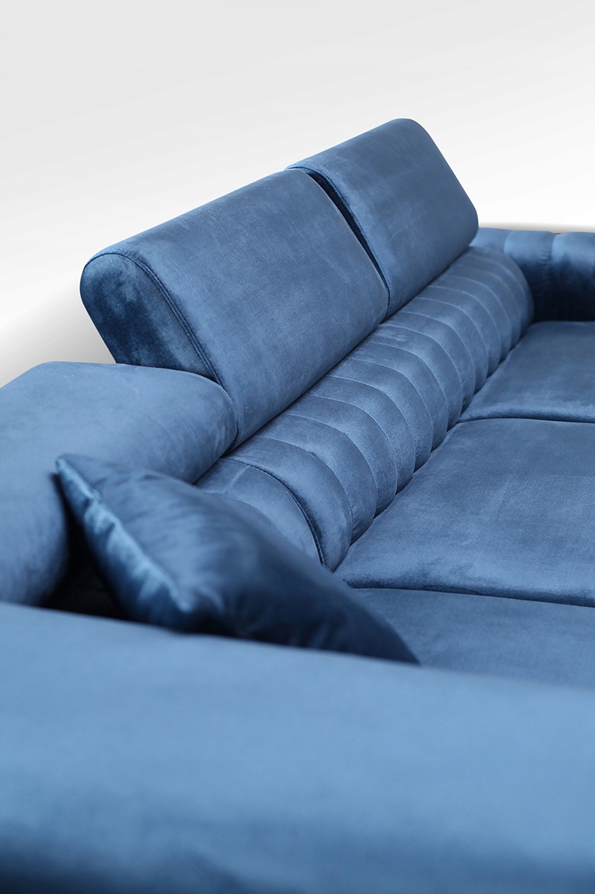 NAROŻNIK ROGÓWKA FUNKCJA SPANIA PLAMOODPORNY Wysokość mebla 98 cm