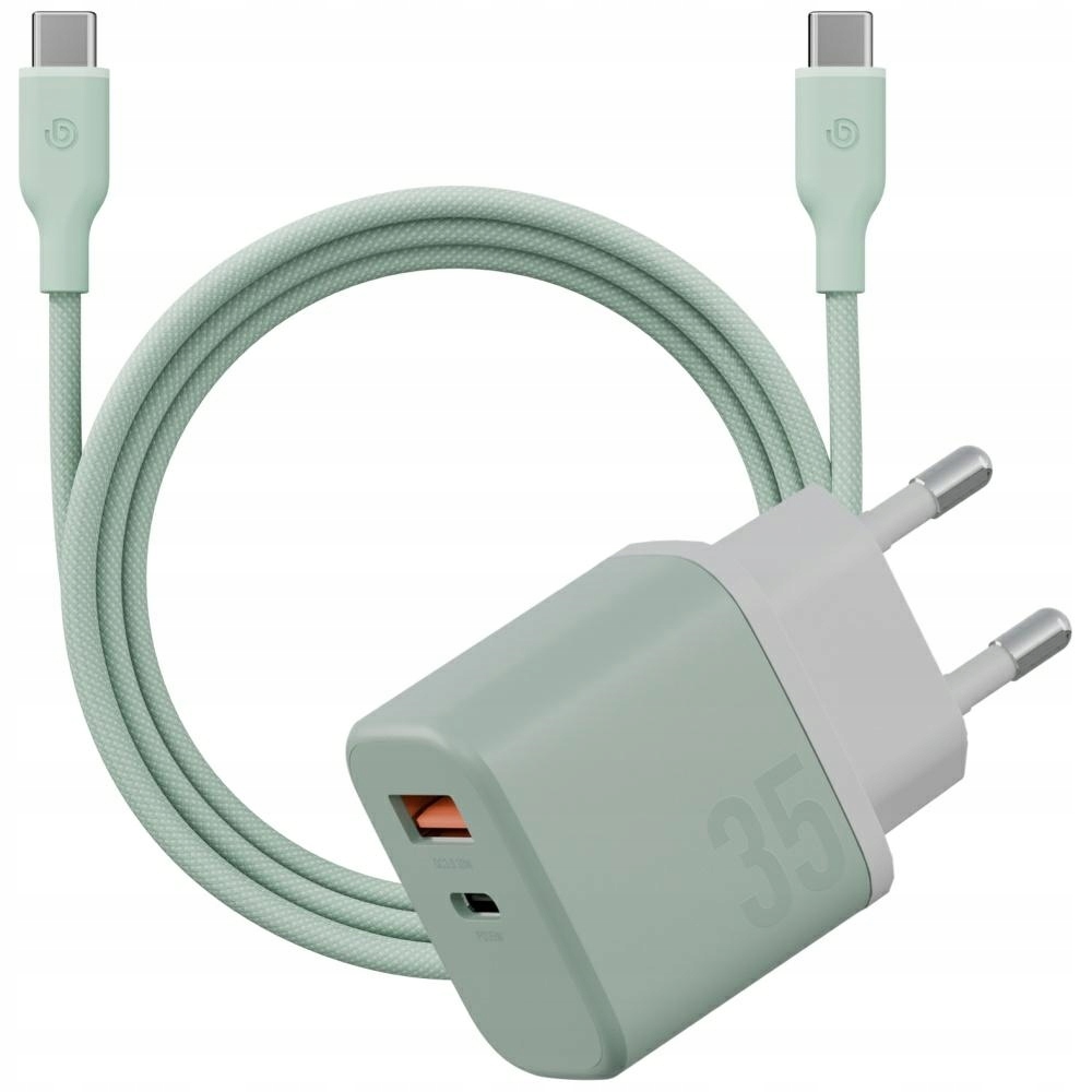 Energea Ładowarka 35W Z Kablem Usb-c Do Telefonów I Tabletów Samsung S21