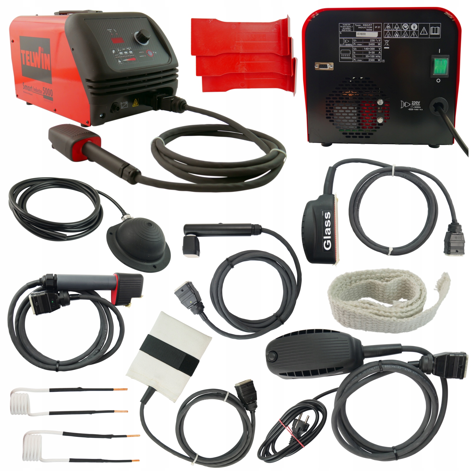Indukční ohřívač šroubů Smart Inductor 5000 Delux, příslušenství