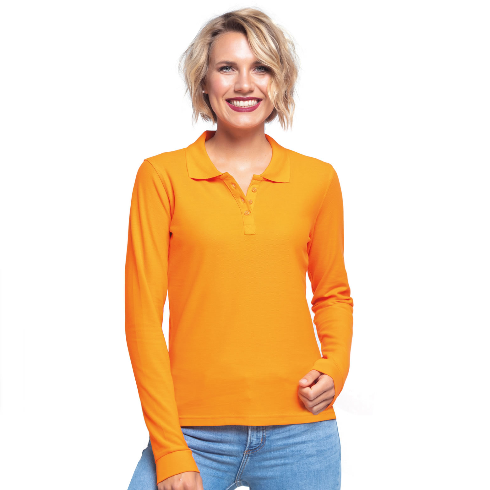 

Jhk Koszulka Polo Damska Długi Rękaw Polówka 2XL