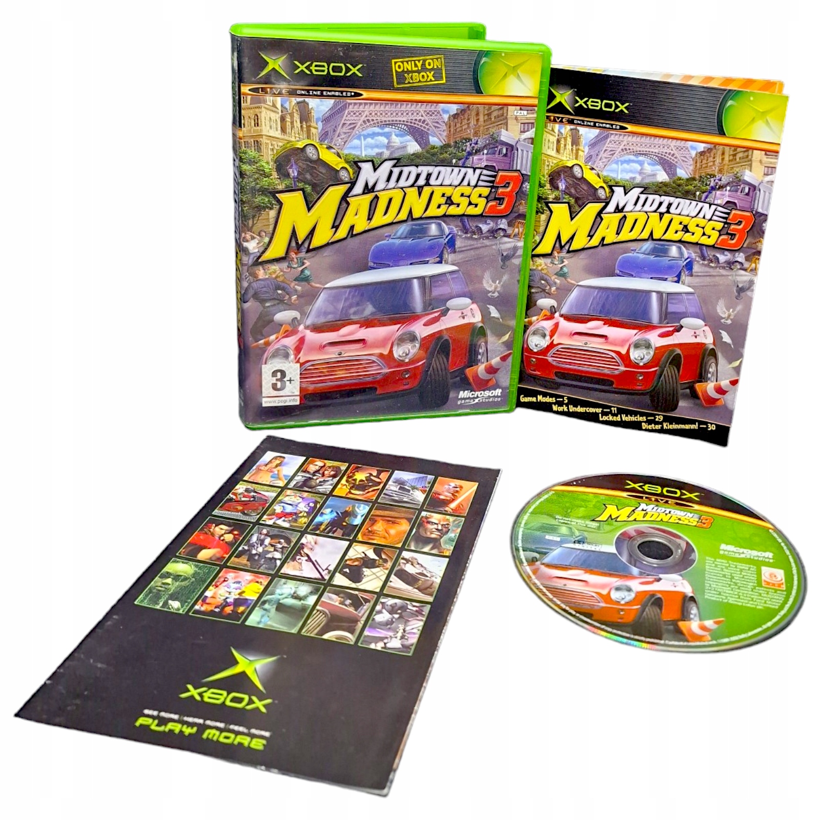 MIDTOWN MADNESS 3 Microsoft Xbox Classic