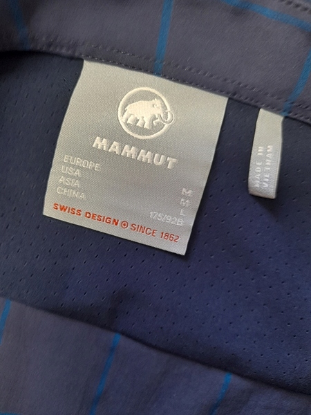 MAMMUT MOUNTAIN SHIRT KOSZULA TREKKINGOWA MĘSKA M Odcień granatowy