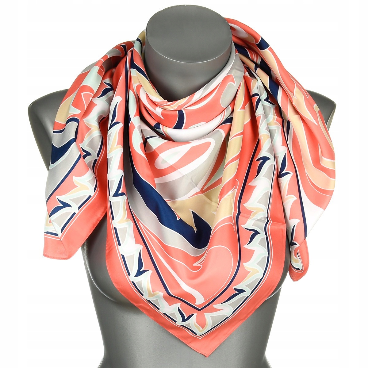 Chusta damska apaszka pod szyję lekka elegancka