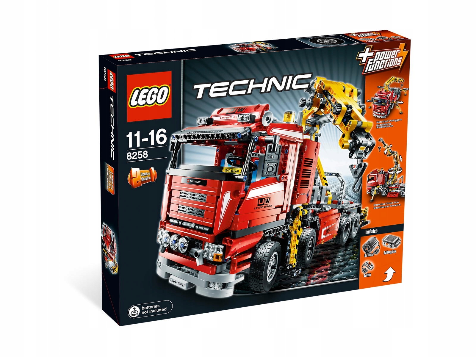 Klocki Lego Technic Zestaw Wóz Holowniczy 8258