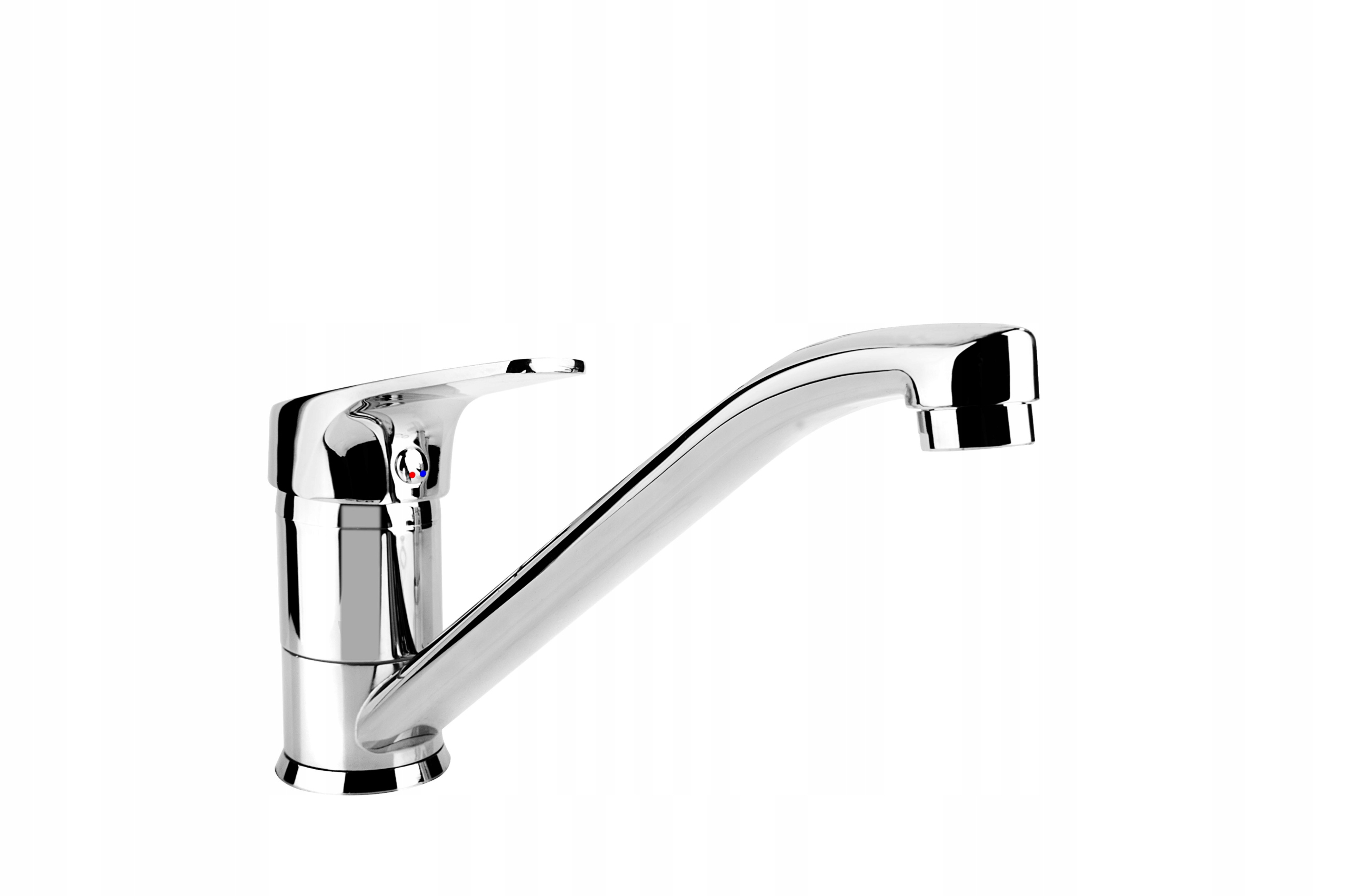 Bateria zlewozmywakowa San-eco 1-uchwytowa, 1-otworowa, chrom, z obrotową w