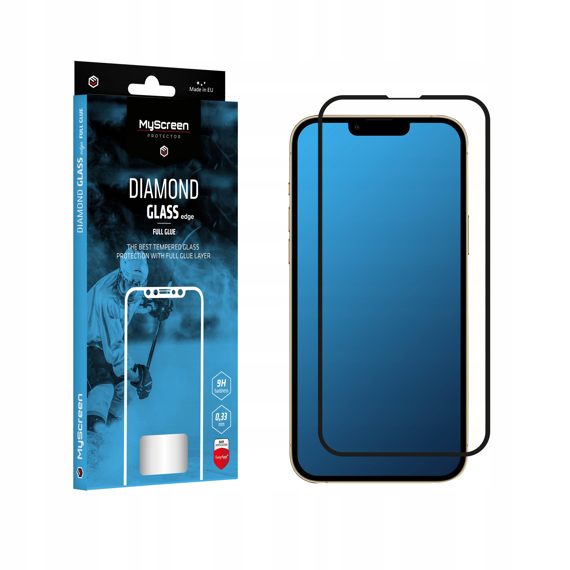 iPhone 13 Pro Szkło hartowane MyScreen DIAMOND GLASS edge