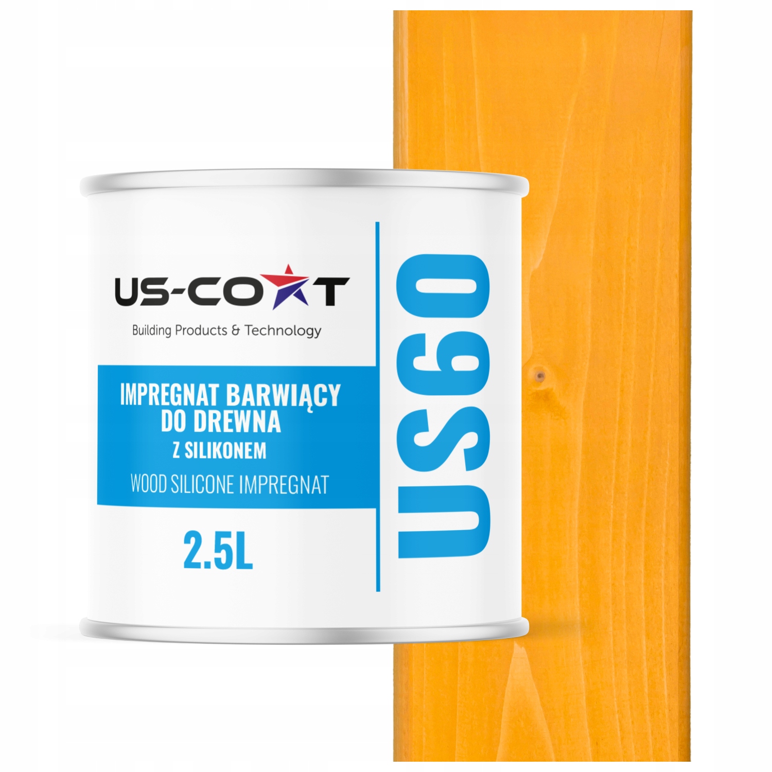 Impregnace Na Dřevo Extra Barva Se Silikonem Chron Trvanlivá Borovice Zlatá 2,5L