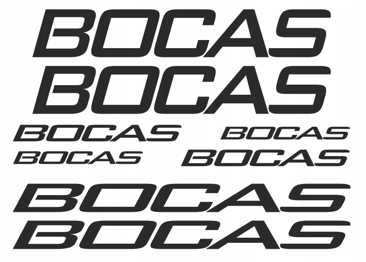 Naklejki zastępcze na rower Bocas Kolory!