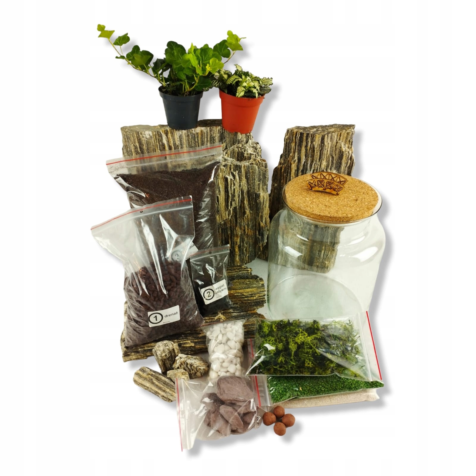 Les Ve Sklenici – udělej si sám Diy Cylinder 1+dárek Dárek