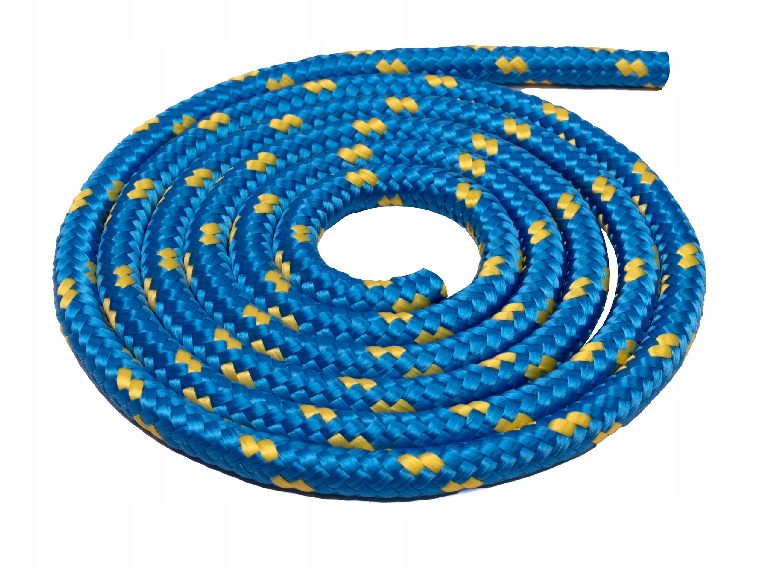 Lina Linka polipropylenowa pleciona żeglarska 10mm - 10m Model Oplot 16