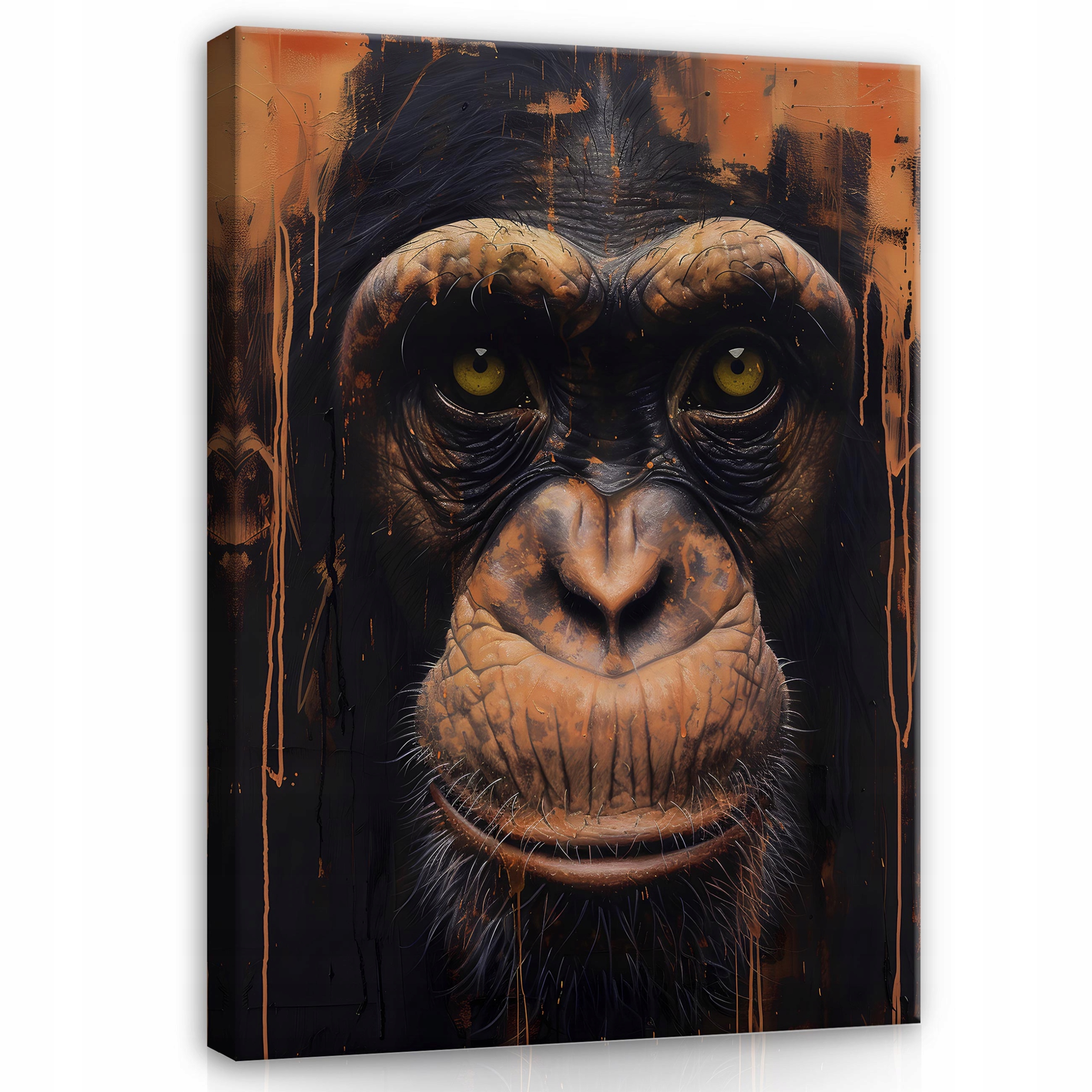 Obraz Opice Gorila Zvířata Na Plátně Stěna Do Ložnice Obývacího Pokoje 120x80