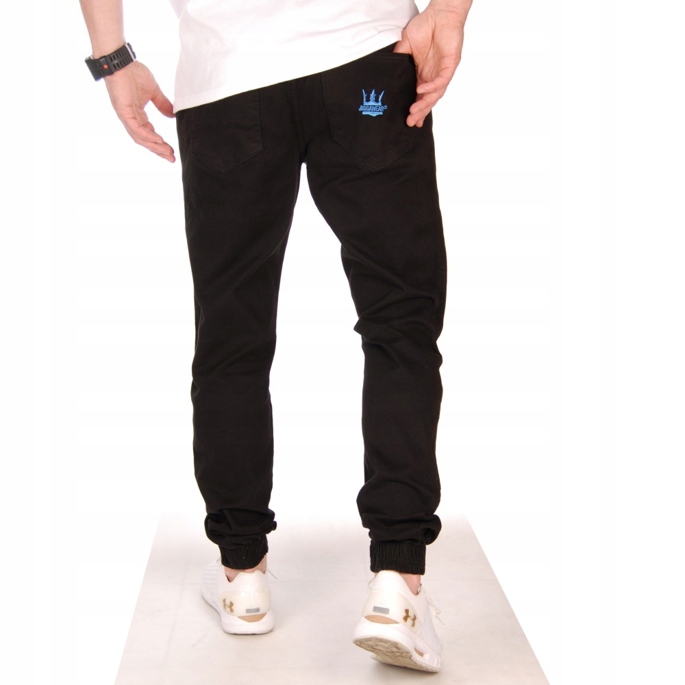 

Spodnie Jogger Jigga Wear Czarne Niebieskie 3XL