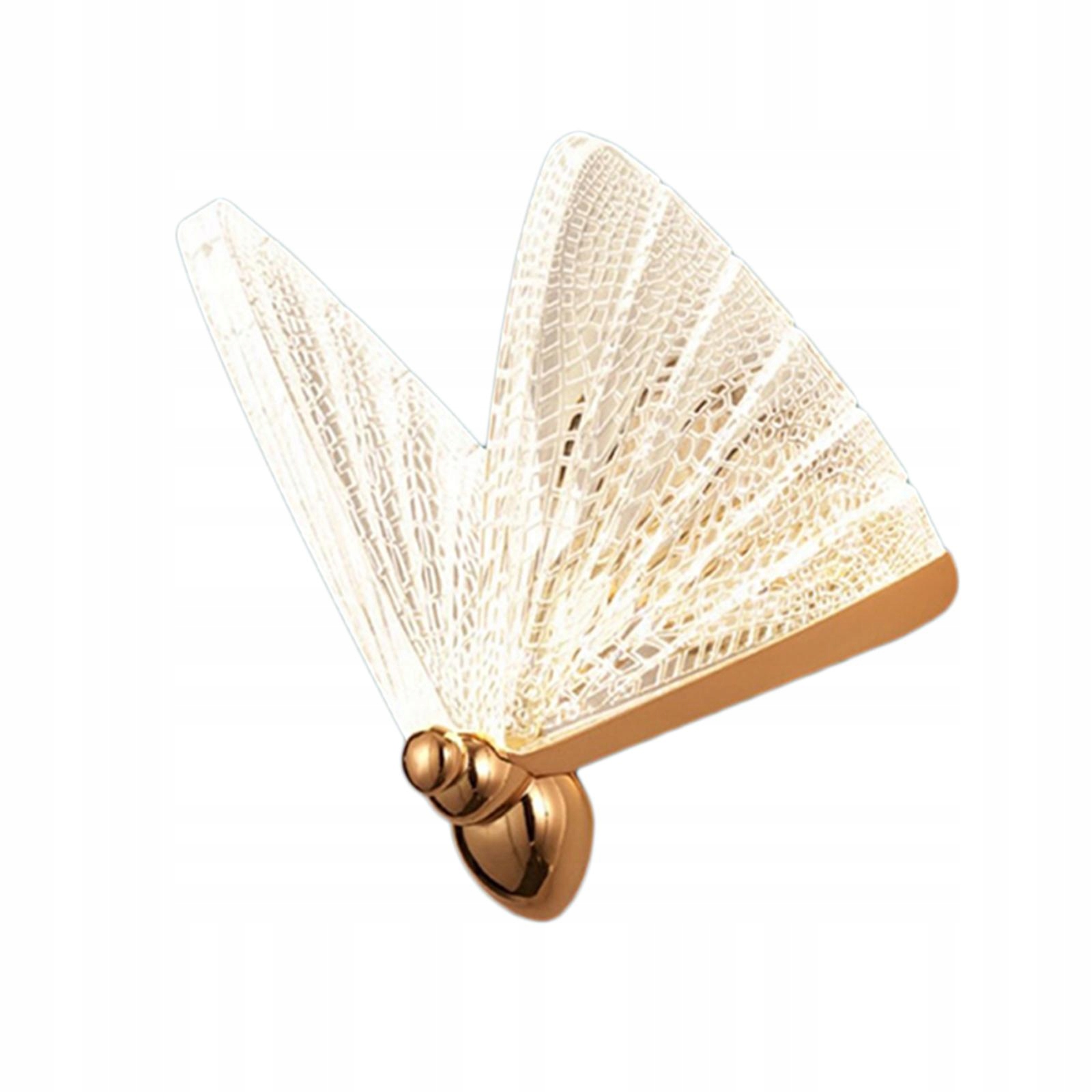 Kinkiet ścienny w kształcie motyla Witraż akrylowy Producent bez marki