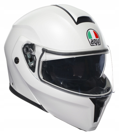 Agv Streetmodularová Motocyklová Prilba Biela Matná Biela