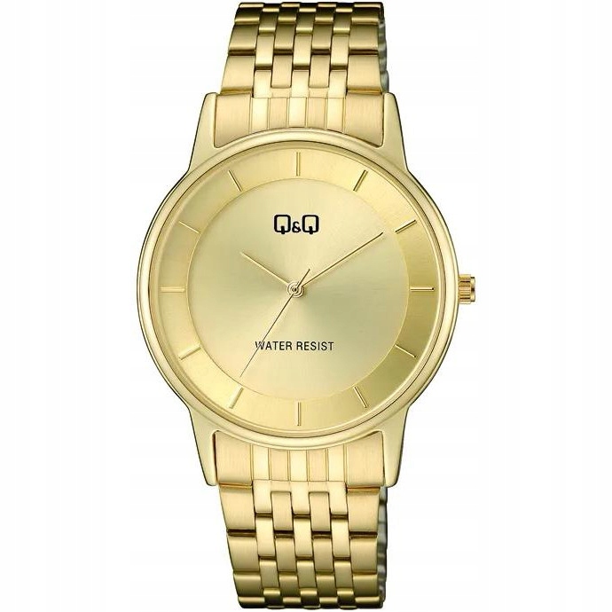 Pánské Hodinky Qq C62A-003P zlatý náramek
