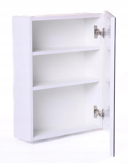 SZAFKA ŁAZIENKOWA Z LUSTREM 50 CM - BIAŁY MAT Kolor frontów biały