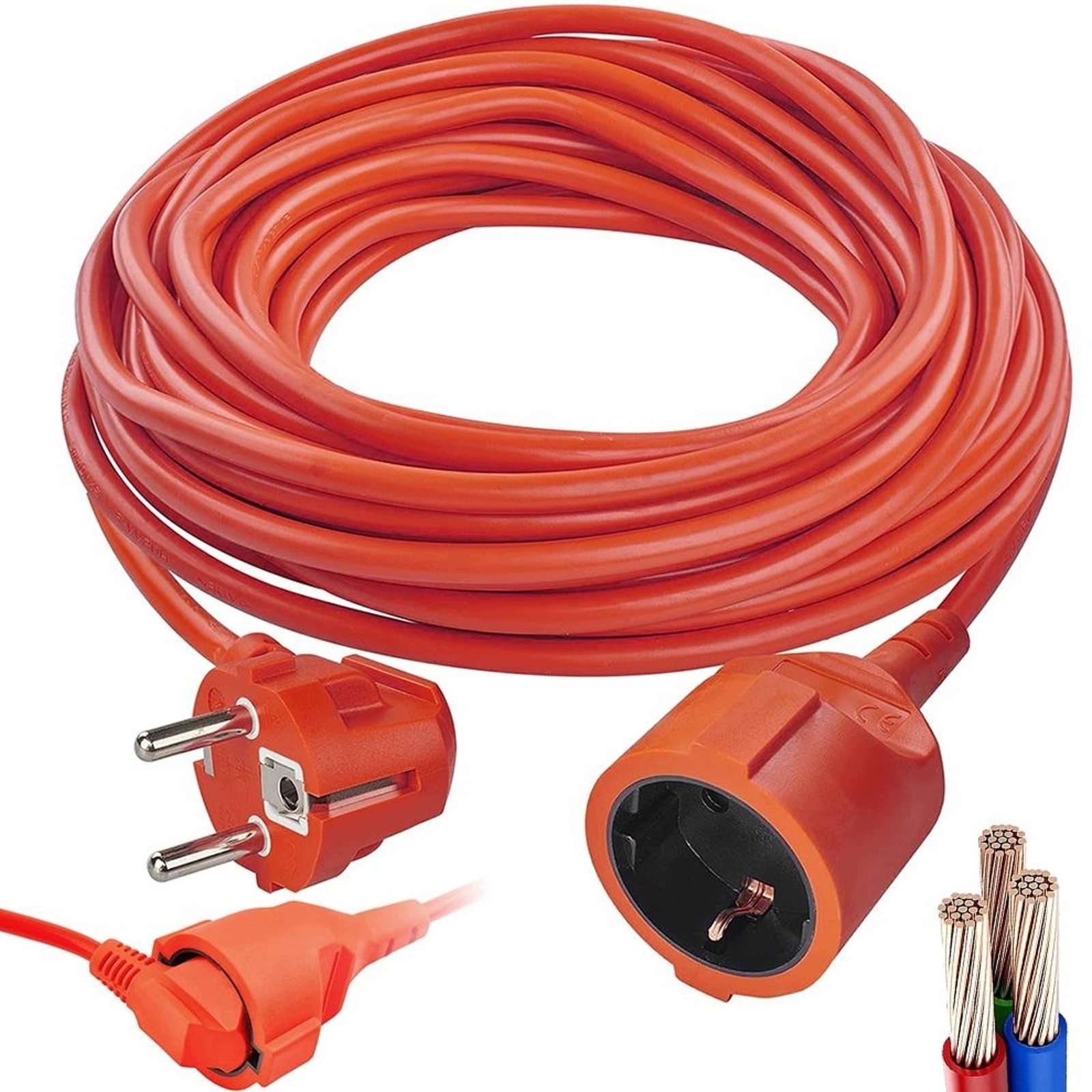 Kabel 30M 3X0.75 Guma Sekačka Vysavač Tlaková Myčka