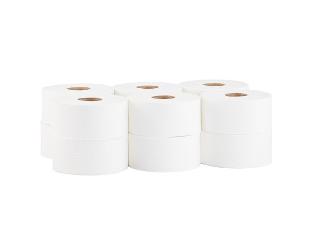 Merida Toaletní Papír Bílý Dvouvrstvý 12 Rolí Průměr 19 CM PTB201