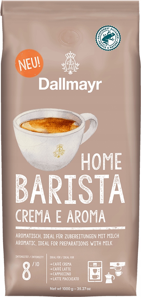 Kawa ziarnista Dallmayr Home Barista Crema e Aroma 1kg