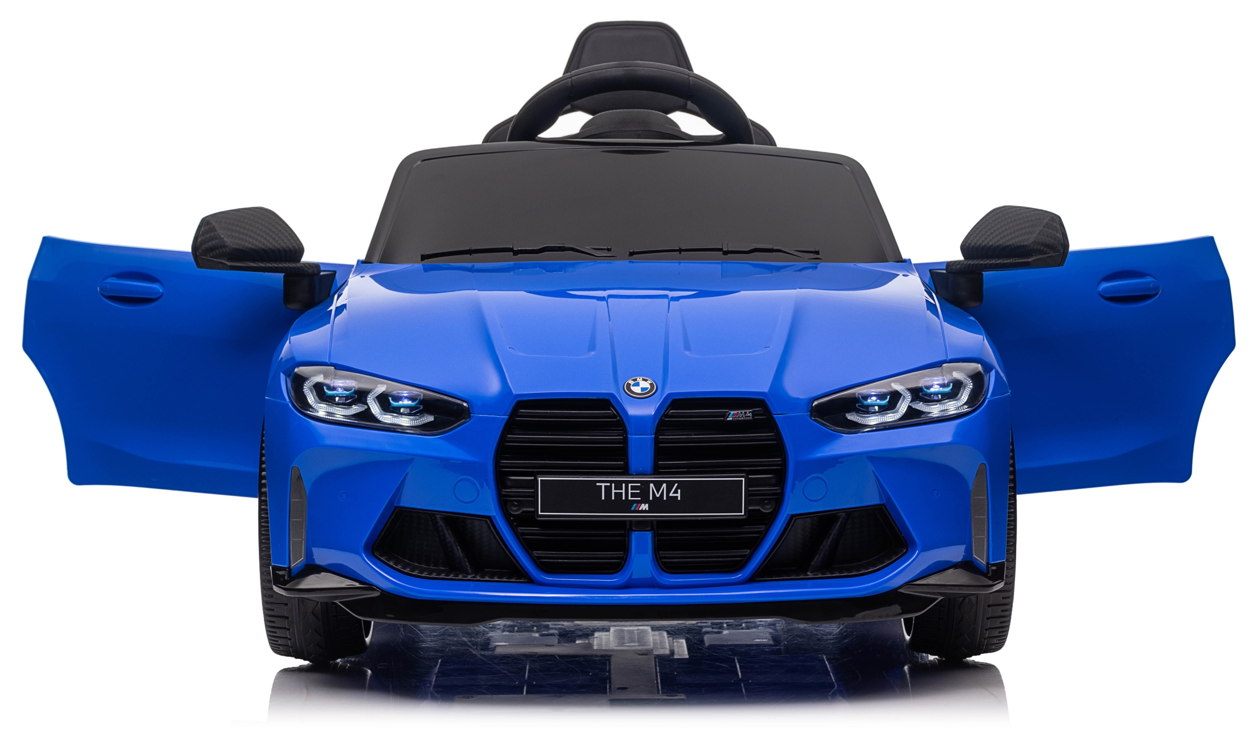 Samochód elektryczny na akumulator BMW M4 niebieski dla dzieci 3 lata +