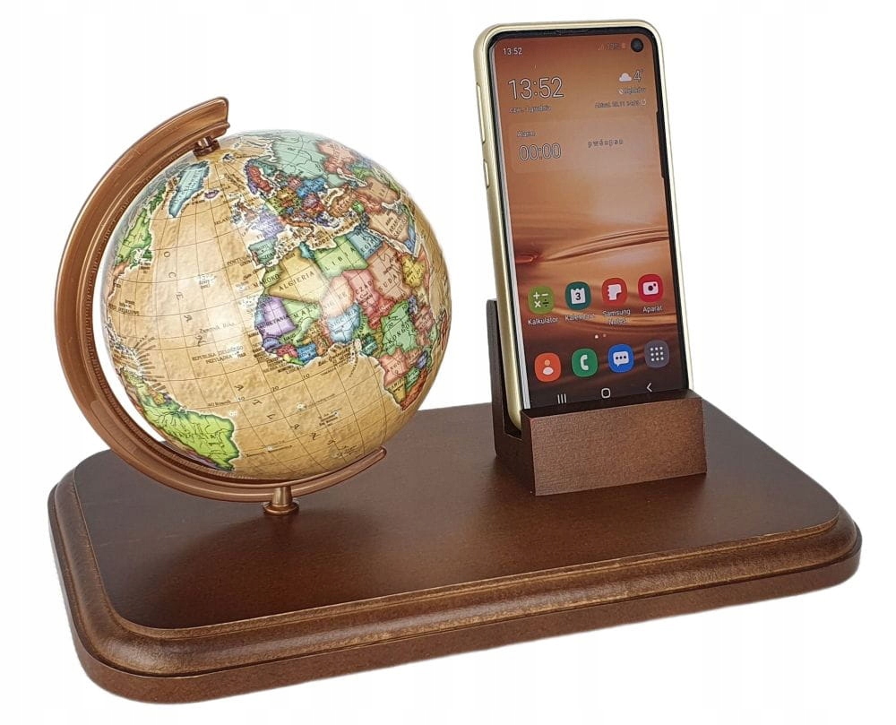 Glóbusová Ozdobná Podložka Pro Chytrý Telefon