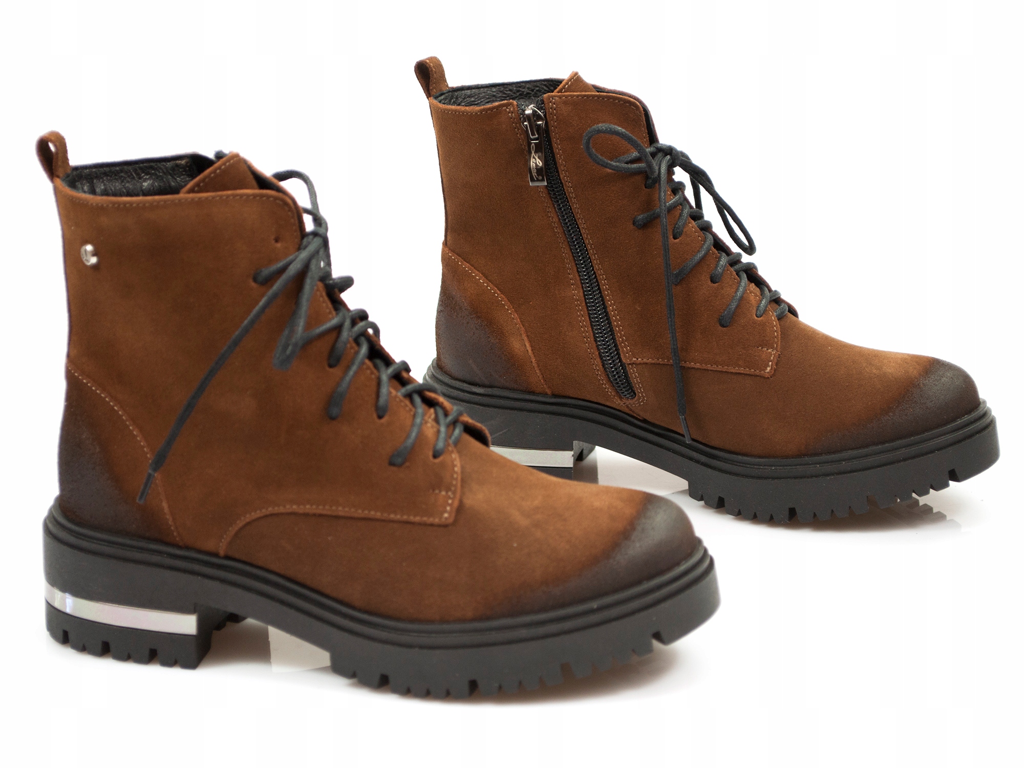 botki LEMAR skórzane trapery buty workery timberki Marka Lemar