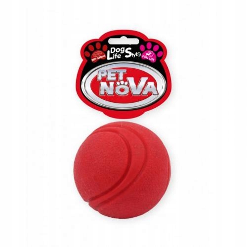 

Petnova piłka tenisowa 5cm czerwona dla psa