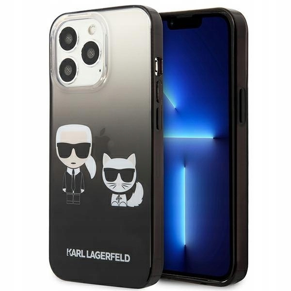 Karl Lagerfeld Gradient Ikonik Karl & Choupette Etui iPhone 13 Pro (c