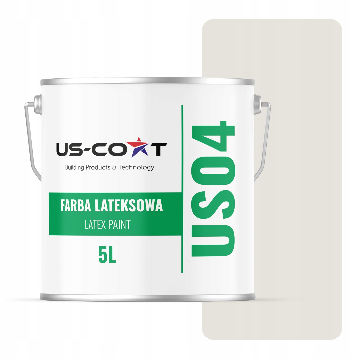 Barva Bílá, Zlomená Do Šedé Barvy H1276 5L, Hluboký Mat Na Stěny