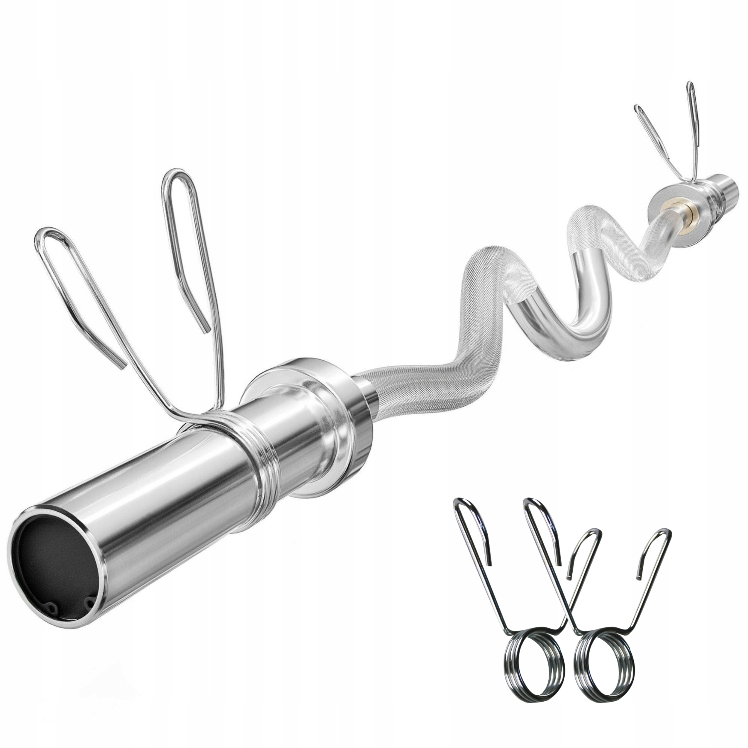 Osa Silně Zlomený Olympijský S Ložisky 120 CM 50 MM Hladká Činka 120 CM