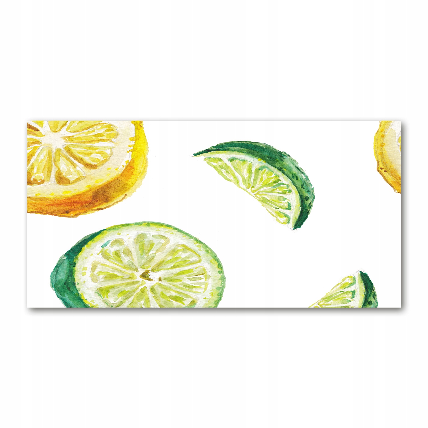 

Foto-obraz akrylowy Cytryna i limonka 140x70 cm