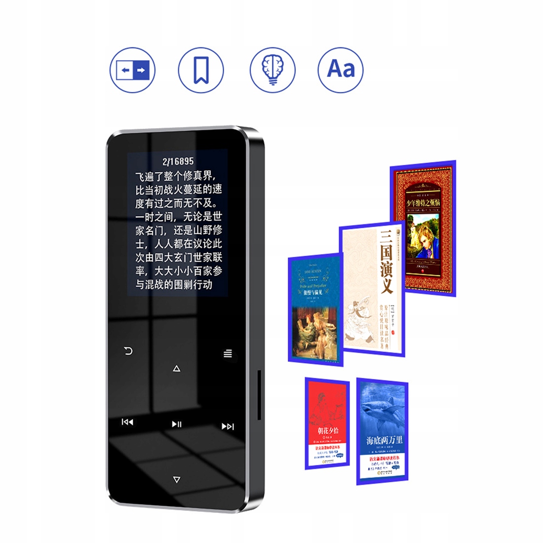 Odtwarzacz MP4 MP3 16 GB Bluetooth 5.0 Radio HiFi Model 6942898655907