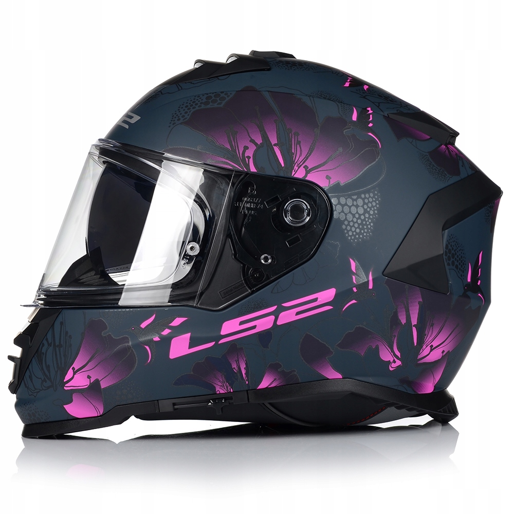 KASK MOTOCYKLOWY LS2 FF800 STORM II BURST DAMSKI RÓŻOWY + PINLOCK + BLENDA Cechy dodatkowe deflektor nosa demontowalny podbródek osłona podbródka