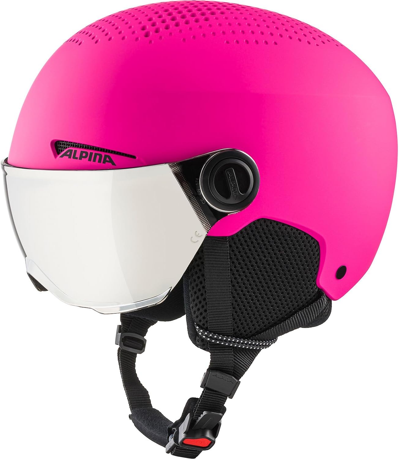 Kask Narciarski Snowboardowy Dziecięcy Alpina Zupo Visor Q-lite 51-55CM