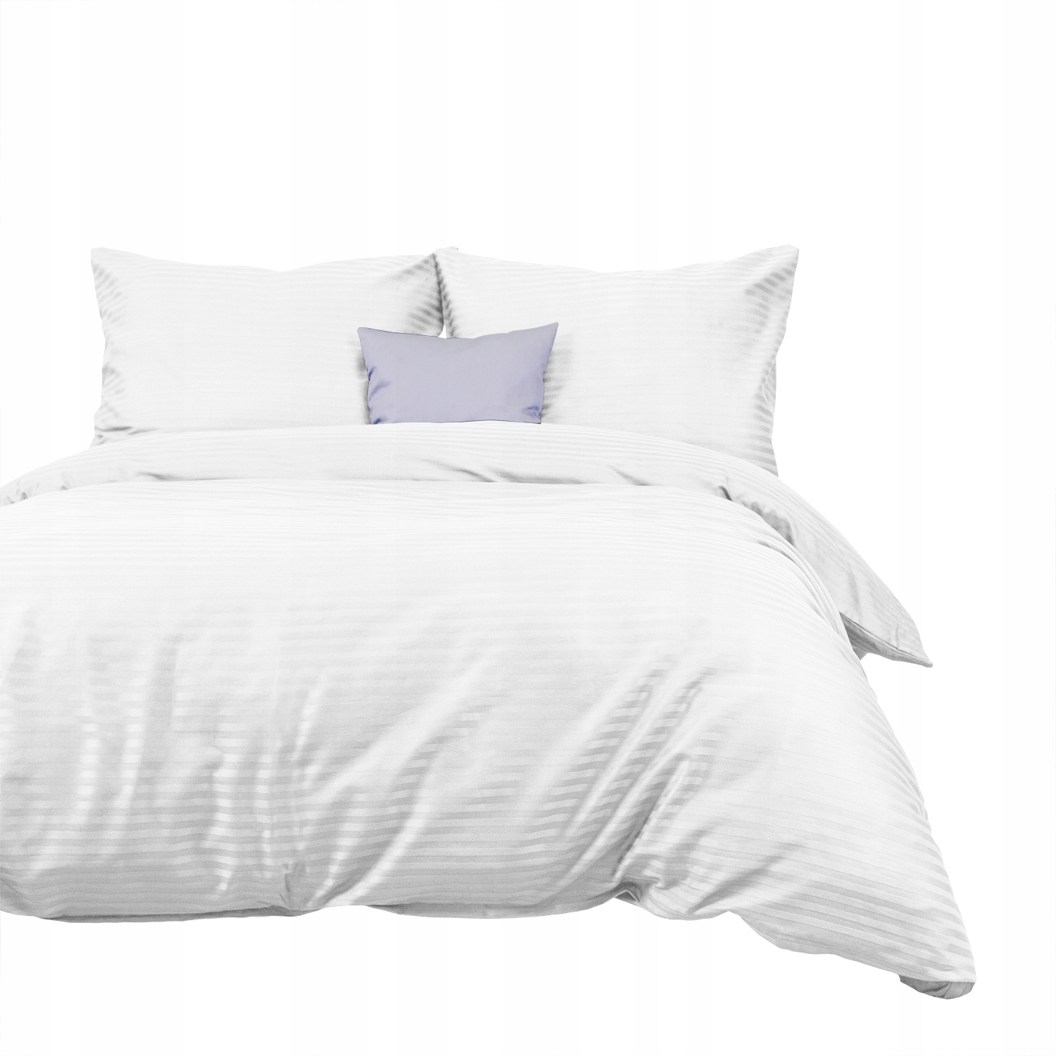 Exkluzivní Bavlna Povlečení z bavlněného saténu s pruhy 160x200